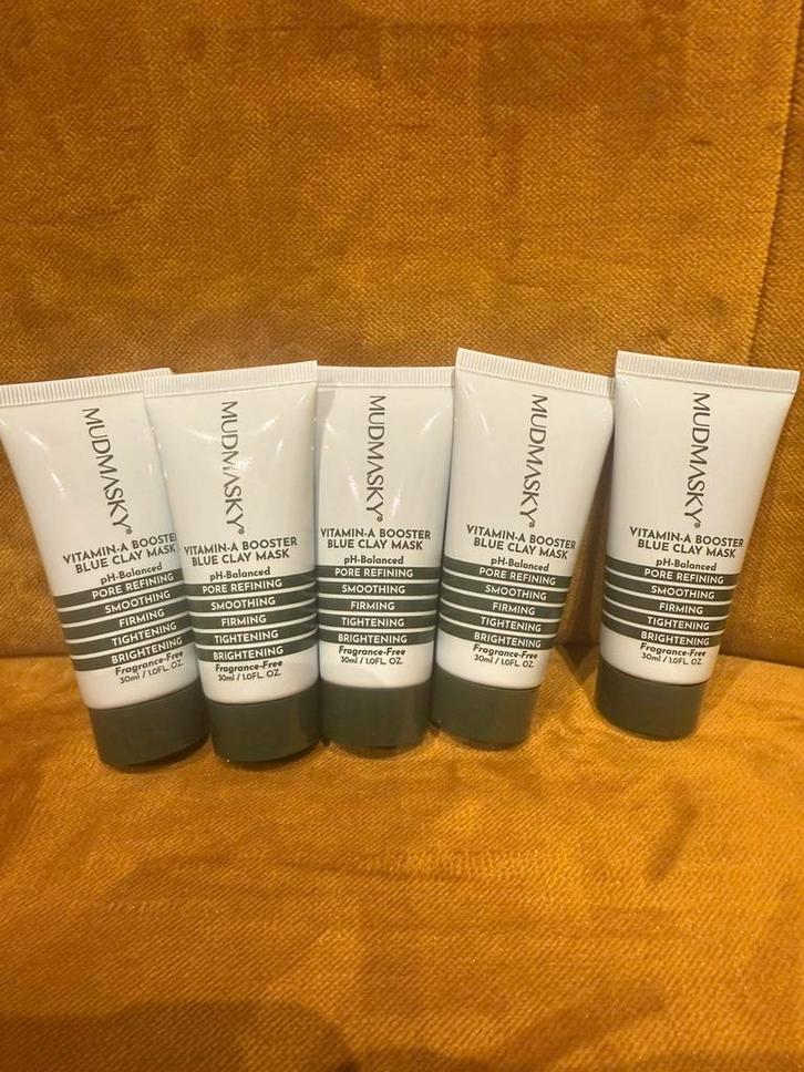 Mudmasky Vitamine A Booster Blue Clay Mask, Sieraden, Tassen en Uiterlijk, Uiterlijk | Gezichtsverzorging, Nieuw, Verzorging, Gehele gezicht