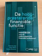 De hoog-presterende financiele functie, Boeken, Ophalen of Verzenden, Beta, Nieuw, HBO