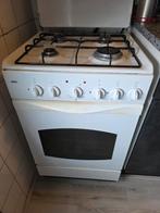 Gasfornuis met oven - Weg wegens verhuizing diepte 57 cm, Witgoed en Apparatuur, Fornuizen, Ophalen, Gebruikt, Warmhoudplaat, 4 kookzones