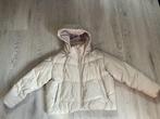 Beige leren winterjas, Zara, Beige, Maat 42/44 (L), Zo goed als nieuw