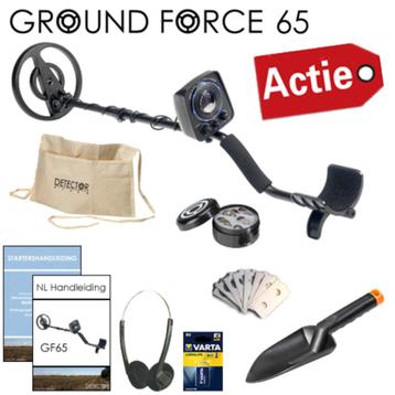 Metaaldetector GroundForce 65 ACTIE-Pack, 6-9jr gratis verz.