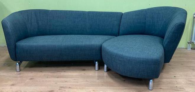 Leolux Pupilla met Chaise Longue, Huis en Inrichting, Banken | Bankstellen, Gebruikt, Hoekbank, Driepersoons, 200 tot 250 cm, 75 tot 100 cm