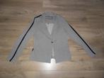 Follie di Garbo Grijs Jasje Met Zwarte Bies Maat L, Maat 38/40 (M), Ophalen of Verzenden, Zo goed als nieuw, Jasje
