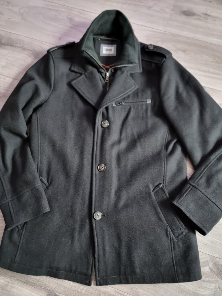 Zwart heren jas DNR, maat 52, Nieuw (PR3), Ophalen of Verzenden, Nieuw, Maat 52/54 (L), Zwart