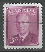 Canada 1949/1951 - Yvert 238 - Koning George VI (ST), Postzegels en Munten, Ophalen, Noord-Amerika, Gestempeld