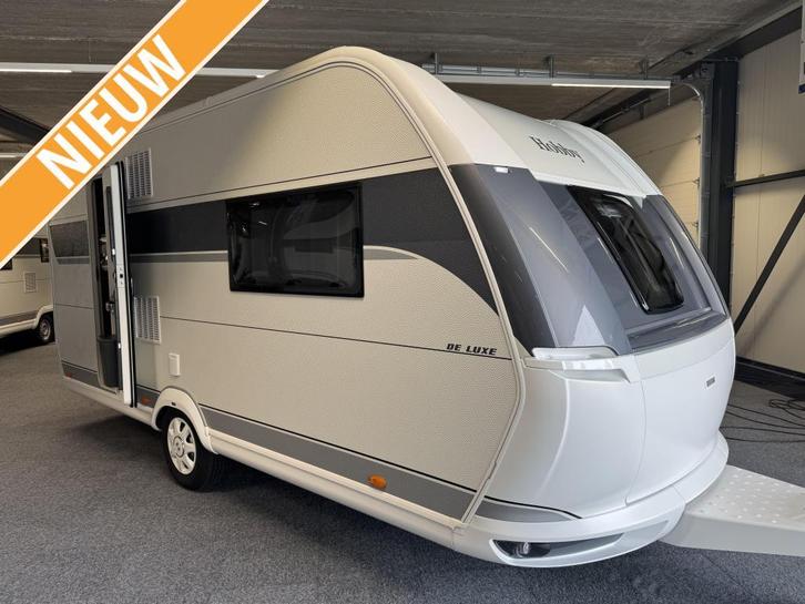 Hobby De Luxe 460 SFF, Caravans en Kamperen, Caravans, Bedrijf, tot en met 3, 1000 - 1250 kg, Treinzit, Hobby, Queensbed, Overige typen