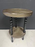 Bijzettafel - 1930, Rond, Zo goed als nieuw, 60 cm of meer, Hout