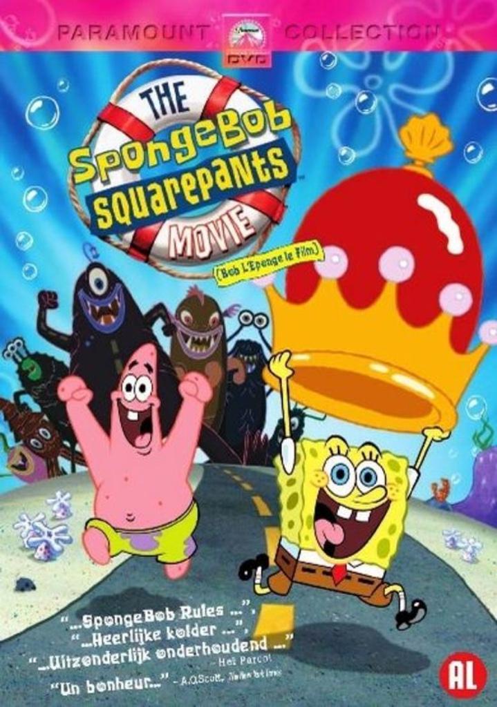 spongebob de film, Cd's en Dvd's, Dvd's | Tekenfilms en Animatie, Nieuw in verpakking, Alle leeftijden, Ophalen of Verzenden