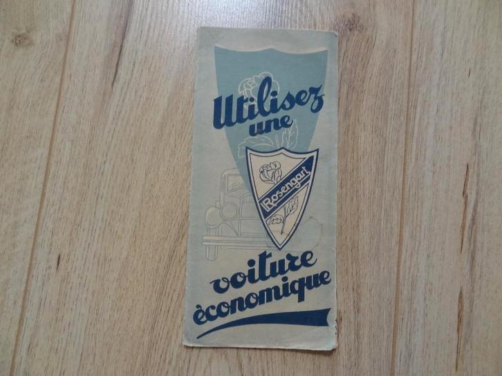 rosengart auto folder 1930, Boeken, Auto's | Folders en Tijdschriften, Gelezen, Overige merken, Ophalen of Verzenden