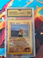 Pokémon Brock's Diglett 1st Edition Gym Challenge GGC 10, Ophalen of Verzenden, Zo goed als nieuw, Losse kaart