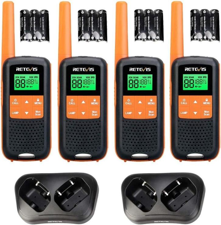 Retevis RT649 Professional Walkie Talkie (2 sets), Telecommunicatie, Portofoons en Walkie-talkies, Nieuw, Portofoon of Walkie-talkie