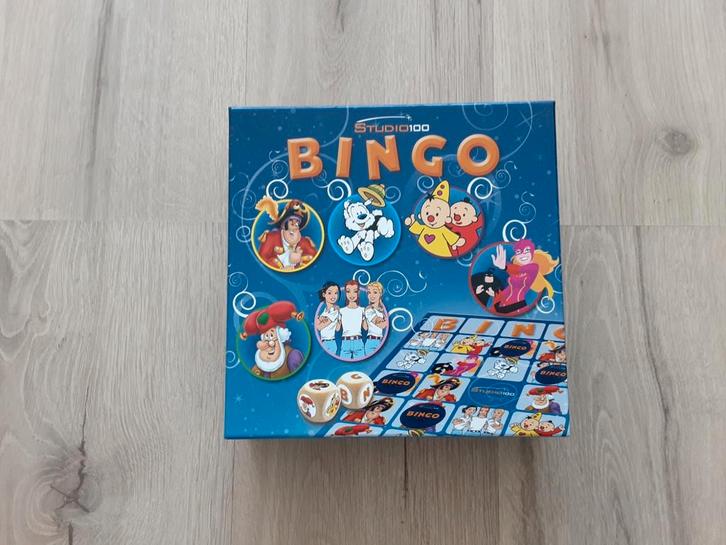 Studio 100 bingo (o.m. Bumba, kabouter Plop, K3), Hobby en Vrije tijd, Gezelschapsspellen | Bordspellen, Gebruikt, Ophalen