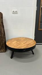 Lage ronde Bijzet tafel, Ophalen of Verzenden, Rond, Minder dan 55 cm