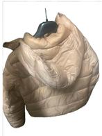 Review Puffer Jas - Beige - Maat S, Ophalen of Verzenden, Maat 36 (S), Beige