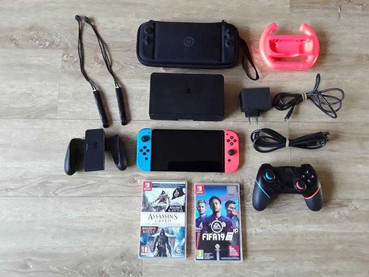 Nintendo Switch OLED in Top Staat + Spellen + Extra's, Spelcomputers en Games, Games | Nintendo Switch, Zo goed als nieuw, Overige genres