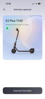 Elektrische step ninebot kickstarter, Ophalen, Zo goed als nieuw, Elektrische step (E-scooter)