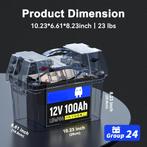 Accu 12V 100Ah batterij | Waterdicht & Koudbestendig, Verzenden, Nieuw