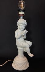 Antiek vintage lampenvoet keramiek jongen, engel, Huis en Inrichting, Lampen | Tafellampen, Ophalen of Verzenden