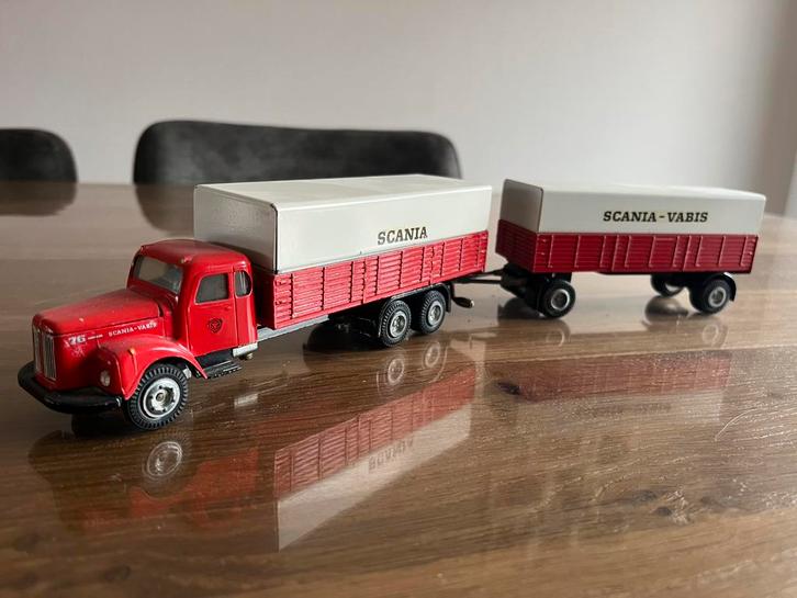 Scania Vabis 76 torpedo vrachtwagen Tekno 451 452 Denmark, Hobby en Vrije tijd, Modelauto's | 1:50, Gebruikt, Bus of Vrachtwagen