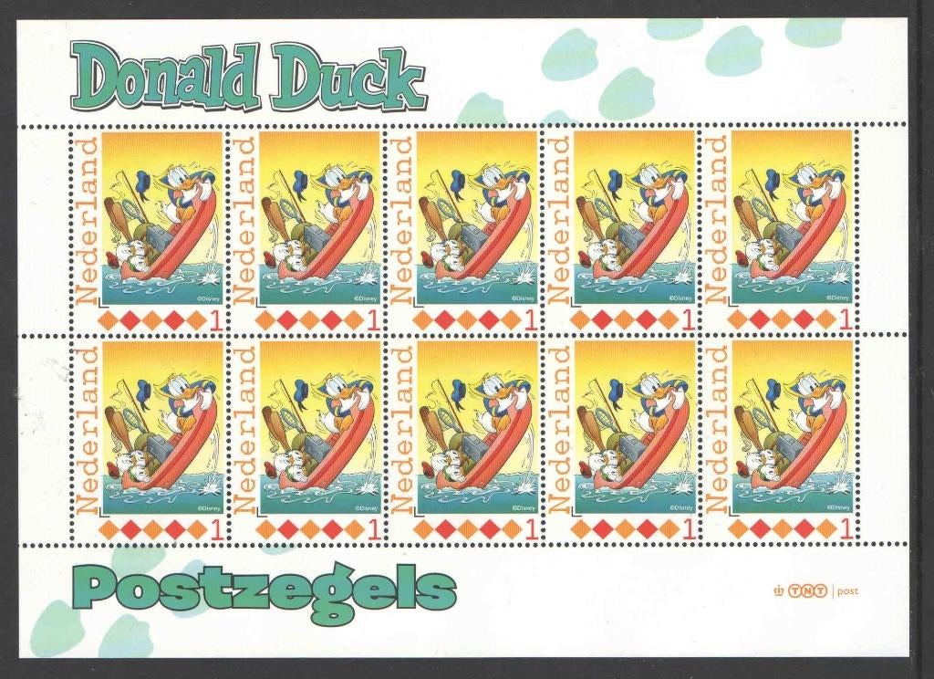 Postzegels Donald Duck, Ontdek Duckstad: Vel 16, Postzegels en Munten, Ophalen of Verzenden, Na 1940, Postfris