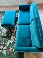 BySIDDE 4-zits bank + hocker - Night Blue Velours, Huis en Inrichting, Banken | Bankstellen, Ophalen, Driepersoons, 75 tot 100 cm