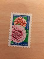 Frankrijk, dahlia, Postzegels en Munten, Verzenden, Gestempeld