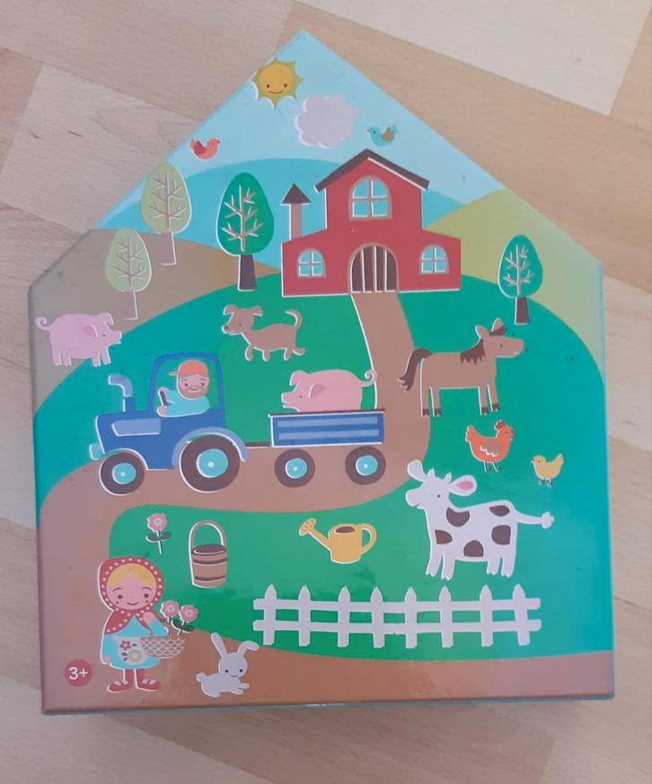 Boerderij Puzzel - 3+, Kinderen en Baby's, Speelgoed | Kinderpuzzels, Zo goed als nieuw, 2 tot 4 jaar, Meer dan 50 stukjes, Van hout