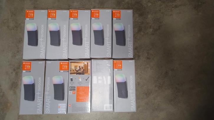10x Ledvance Smart+ Outdoor Wandlampen - Nieuw in Doos, Tuin en Terras, Buitenverlichting, Nieuw, Wandlamp, Kunststof, Minder dan 50 watt