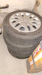 4 winter banden 155/65R14 inch (met doppen), Auto-onderdelen, Banden en Velgen, Ophalen, 14 inch, 155 mm, Winterbanden