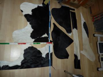 Koehuid soepel echt leer hair on hide beschikbaar voor biedingen