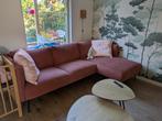 Rood/roze Hoekbank - Vik, Huis en Inrichting, Ophalen, Gebruikt, 125 tot 150 cm, Metaal