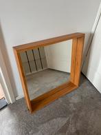 Spiegel met houten lijst, Ophalen, Zo goed als nieuw, Rechthoekig, Minder dan 100 cm