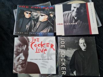 4 CD Singles JOE COCKER samen voor €10  beschikbaar voor biedingen