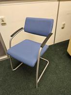 vergaderstoel sledestoel Grammeroffice, Ophalen of Verzenden, 50 tot 75 m², Blauw, Sledestoel