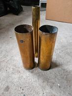 3x Koperen Hulzen / Vazen, Ophalen of Verzenden, Gebruikt