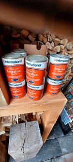 jachtlak boot verf. blauw., Blauw, Ophalen of Verzenden, Minder dan 5 liter, Verf