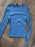 Blauwe Top met Lange Mouwen, Maat 38/40 (M), Blauw, Ophalen of Verzenden, Zo goed als nieuw