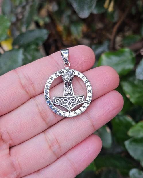 Hamer van Thor Hanger - Echt Zilver, Sieraden, Tassen en Uiterlijk, Kettinghangers, Nieuw, Zilver, Zilver, Overige voorstellingen