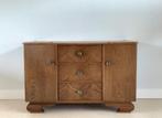 Art Deco Vintage Dressoir Kaptafel eiken, Huis en Inrichting, Kasten | Dressoirs, Ophalen, Gebruikt, 100 tot 150 cm, Eikenhout