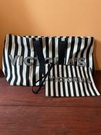 Nieuw Victoria's secret tas en toilettas zwart wit gestreept, Ophalen, 40 tot 60 cm, Zwart, Minder dan 20 cm