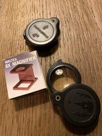 Vergrootglazen set - Waltex 8x & 4x loepen, Hobby en Vrije tijd, Ophalen of Verzenden, Gebruikt, Vergrootglas of Loep