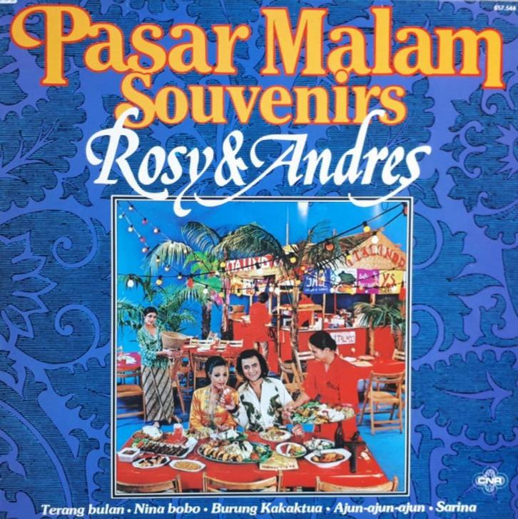 LP -Rosy & Andres ‎– Pasar Malam Souvenirs, Cd's en Dvd's, Vinyl | Pop, Gebruikt, 1960 tot 1980, 12 inch, Ophalen of Verzenden