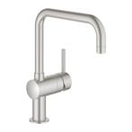Grohe Minta RVS Keukenmengkraan, Doe-het-zelf en Verbouw, Sanitair, Ophalen of Verzenden, Gebruikt, Rvs, Kraan