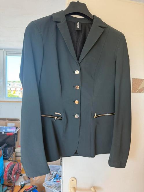 Pikeur wedstrijdjasje groen goud 36/38, Dieren en Toebehoren, Paardrijkleding, Gebruikt, Dames, Bovenkleding, Overige soorten