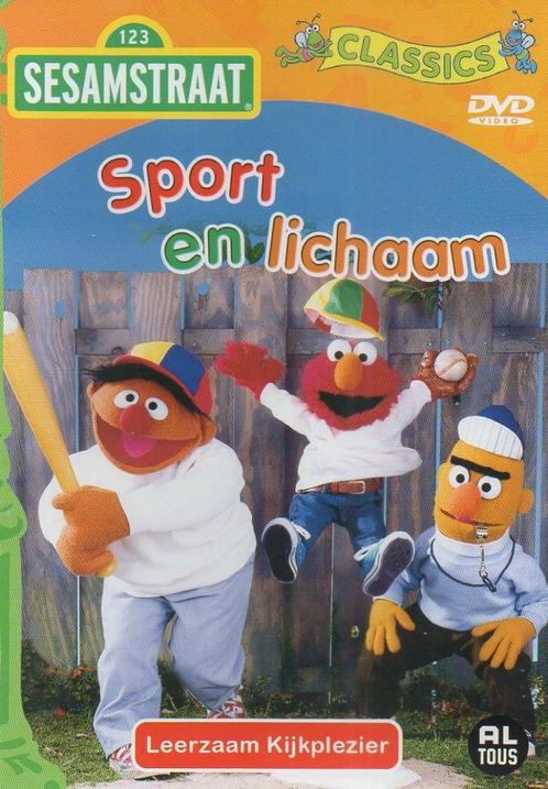 DVD Sesamstraat - Sport En Lichaam NIEUW, Cd's en Dvd's, Dvd's | Kinderen en Jeugd, Nieuw in verpakking, Tv fictie, Educatief