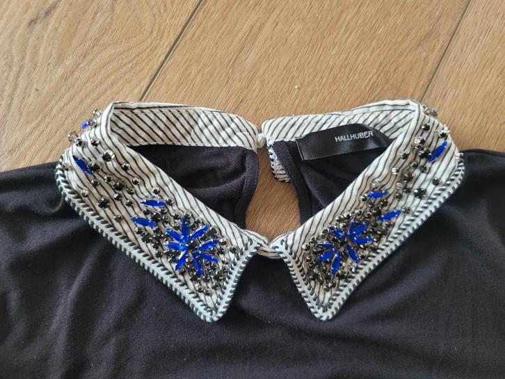Super leuke top van Hallhuber, maat XL, Kleding | Dames, Tops, Zo goed als nieuw, Maat 46/48 (XL) of groter, Zwart, Lange mouw