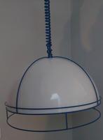 Vintage mushroom hanglamp jaren 70 rugbyhelm lamp retro, Ophalen of Verzenden