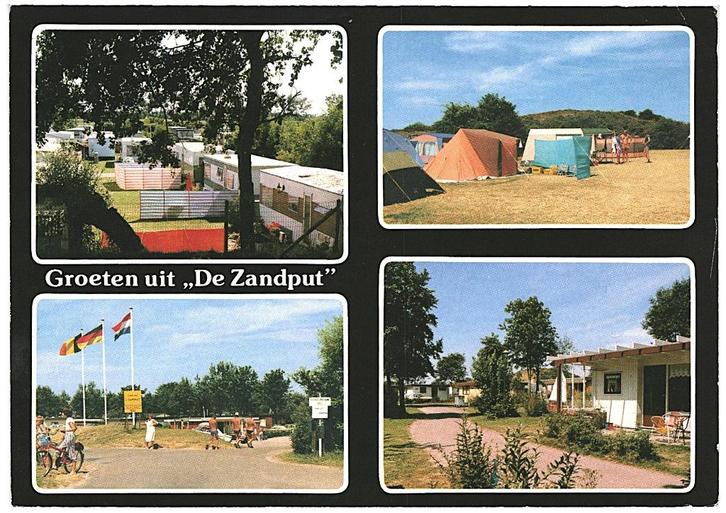 909549 Vrouwenpolder Zeeland Bungalow Camping de Zandput, Verzamelen, Ansichtkaarten | Nederland, Gelopen, Zeeland, Ophalen of Verzenden