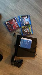 PS 4 + controller + 3 spellen, Spelcomputers en Games, Spelcomputers | Sony PlayStation 4, Ophalen, Gebruikt, Met 1 controller
