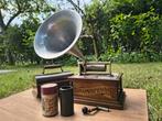 Colombia Phonograph Type AA 'wasrol' fonograaf, Ophalen, Gebruikt, Overige merken, Pitch-regelaar